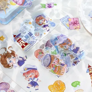 Süßes Tagebuch Sticker Set, 30 Stück gestanzte dekorative Aufkleber zum Basteln und DIY