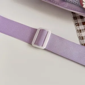 Adjustable strap detail of trendy Japanese ins style ita bag and shoulder bag for daily use.