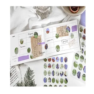 PaperMore pegatinas redondas adhesivas pegatinas decorativas estéticas frescas para diario