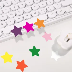 Adesivi stelle colorate etichette autoadesive DIY per marcatura e sigillatura buste