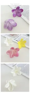 Artificial PU plumeria flower heads for beach vacation decoration and wedding DIY hair accessories