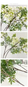 Rami di fiori finti michelia artificiali per arco nuziale decorazione festa e casa oggetti