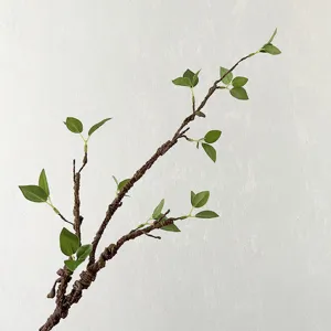 Rami di Fiori di Begonia Artificiali Simulazione Vite di Rattan Fiore di Seta Arredamento Zen per la Casa Composizione Floreale