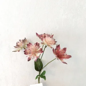 Artificial flower high-grade snow lotus dandelion wedding hand-tied silk flower home decor