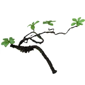 Chinese style artificial plum flower branch flexible bendable decorative floral prop for home