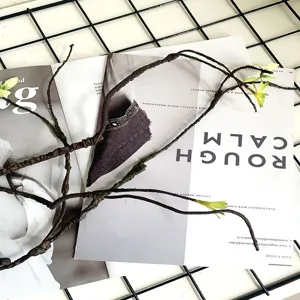 Künstlicher brauner Rebenzweig im Detail für Heimdekoration und Blumenarrangement.