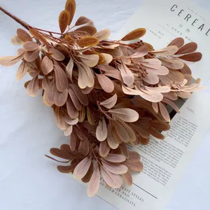Bouquet de fausses plantes à feuilles de monnaie branches artificielles déco mariage