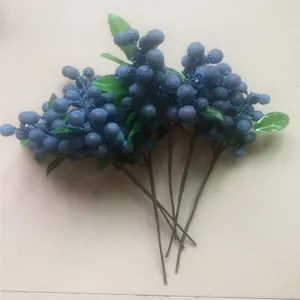 Artificial Berry Flower Stems Fake Fruit Branch For Home Decor Wedding Floral Arrangement Photography Props