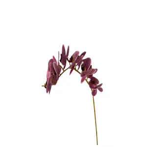 3D artificial Phalaenopsis orchid branch home decor wedding floral centerpiece