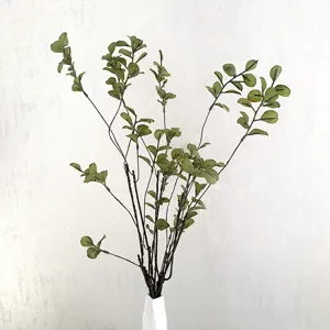 Kunstmatige groene planten takken decoratie neppe bladeren voor thuis hotel vaas bloemen