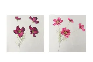 Artificial cosmos flower stems 4-heads silk flowers home hotel decor bridal bouquet