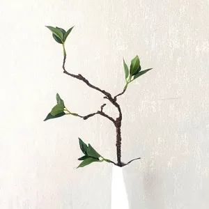 Artificial simulation branch detail view, flexible withered vine decor for home and rooms.