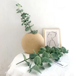 Künstliche Eukalyptus Blätter künstliche grüne Pflanzen für Hochzeit und Heimdekoration