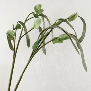 Pianta di Simulazione di Fiori Finti di Vite di Fagiolo Sospesa Artificiale per Decorazioni per la Casa Oggetti di Scena Fotografici per Homestay Decorazione di Fiori di Seta