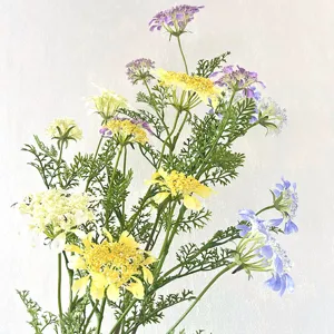 Bouquet de fleurs artificielles en soie fausse plante pour mariage décoration maison