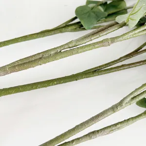 Steli di vite di fagiolo sospesi di pianta verde artificiale per decorazione floreale.