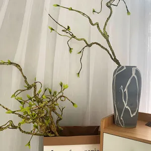 Artificial dead tree vines simulation branches green sprouts home decor floral arrangement prop
