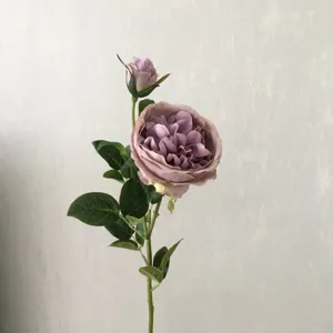 Fiore di rosa artificiale peonia singola matrimonio casa decorazione stanza composizione dettaglio