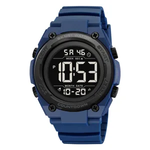 SKMEI men's digital sports watch waterproof multi-function luminous outdoor wristwatch