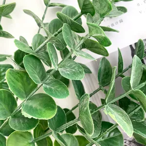 Rama de eucalipto artificial hojas verdes plantas falsas decoracion para el hogar ramo
