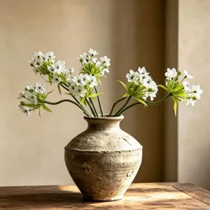 Forest Style Artificial Velvet Flower Single Branch Fake Floral Material For Hotel Model Room Wedding Home Decor