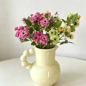 Artificial Silk Rose Flower Bouquet Multi Head Fake Roses For Wedding Home Decor Table Centerpieces Photography Props