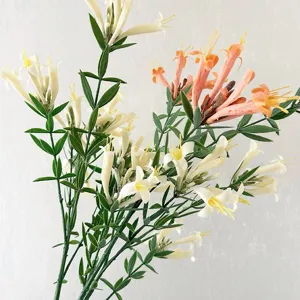 Artificial flower bouquet, elegant decorative floral arrangement for home interior soft furnishing.