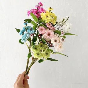 Stunning multi-head artificial rose flower bouquet, perfect for home decor, wedding and photography.