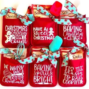 Noël Cuisine Gants d'Isolation Polyester Épais Manique de Pot Cuisson Festive Anti-Brûlure Coussin Vacances