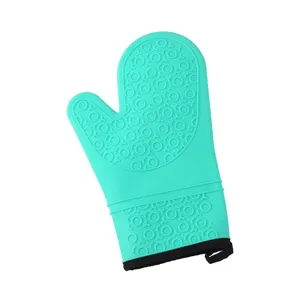 Guanto da forno in silicone spesso resistente al calore con presa antiscivolo ideale.