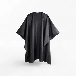 Black salon haircut cape waterproof barber gown hair cutting apron for styling and beauty salon