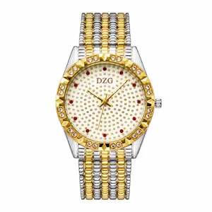 Wholesale new alloy steel strap quartz watch with starry sky rhinestone fashion design main view