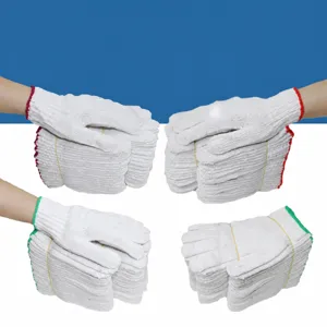 Men's Work Safety Gloves Thickened Anti Slip Cotton Yarn Labor Protection Gloves Industrial Construction Working Gloves