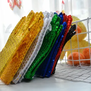 Guanti Di Paillettes Per Bambini Spettacolo Scena Festa Guanti Lucidi Colore Unito Costume Per Bambini
