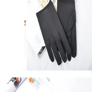 Kinder dünne schwarze Handschuhe Performance Etikette Tanz Handschuhe für tägliche Aktivitäten