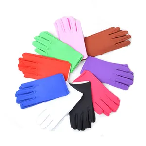 Bunte dünne Kinderhandschuhe für Tanz und Partyauftritte, atmungsaktive weiche Handschuhe