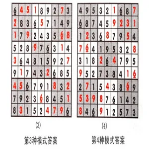Λεπτομέρεια λύσης παιχνιδιού Sudoku με αριθμούς πλέγματος 9x9 για παιχνίδι λογικής σκέψης.