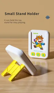 Smart card reader early education toy with stand, logical thinking learning machine for kids.
