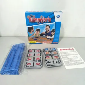 Rummybrix Family Board Game Classic Numbers Matching Tile Set Educational Party Toy New