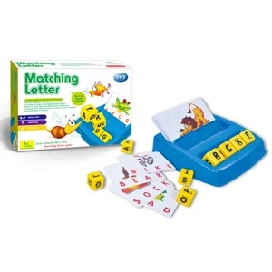 Kids Educational Spelling Matching Letter Game Plastic Alphabet Learning Toy Children Early Education Puzzle Desktop Game