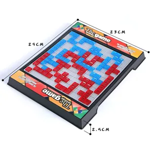 Strategy board game blocks puzzle set two player interactive toy educational fun family gift
