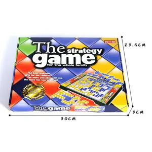 Strategy board game for family and kids, tetris blocks battle toy box 30x23.5cm