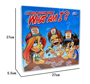 Jeu de societe pour enfants jeu de devinettes interactif jouet educatif party 27cm