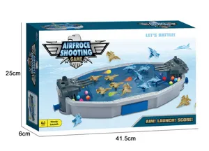 Juego de disparos de la fuerza aérea de escritorio juguete catapulta avión interactivo