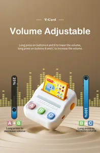 Machine d'apprentissage d'education precoce pour enfants avec boutons alphabet