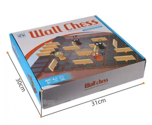 Juego de mesa ajedrez de pared niños rompecabezas estratégico juguete interactivo 31x30x6cm