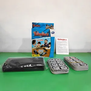 Set de juego de mesa numerico Rummybrix para diversion familiar y estrategia tactica.