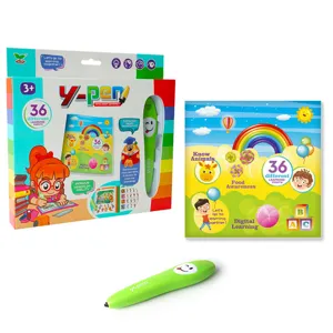 Lápiz Lector Inteligente para Niños Libro de Aprendizaje de Inglés Juguete Educativo Interactivo de Educación Temprana