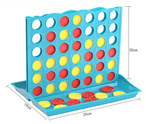 Bambini forza quattro gioco da tavolo set, educativo famiglia desktop interattivo puzzle.