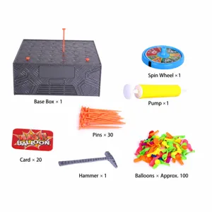Explosionsballon Streich Spiel Set Desktop interaktives Party Spielzeug mit Pumpe Ballons